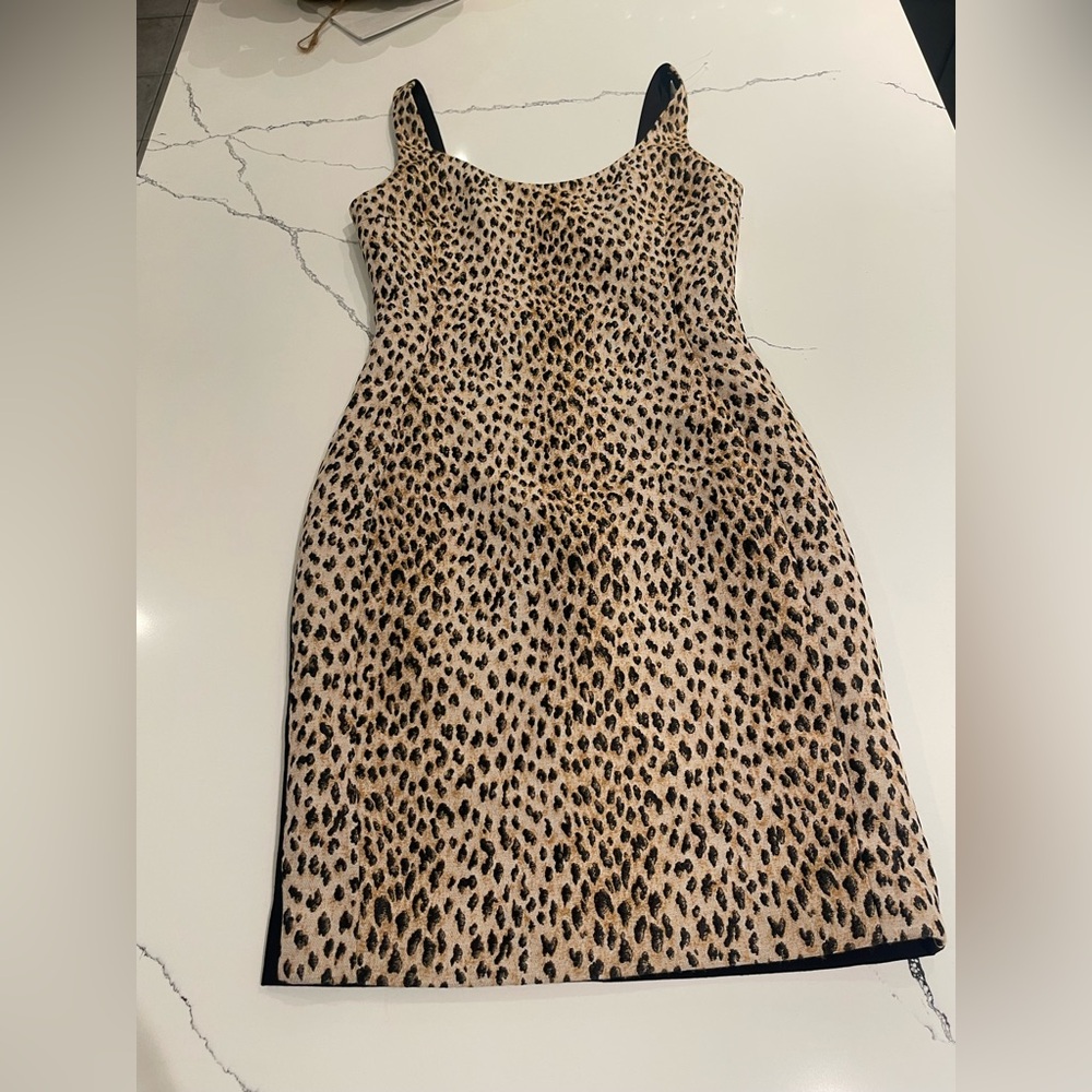 Diane Von Furstenberg NWT Arianna Animal leopard cheetah Dress 8 indie sleaze - Picture 5 of 15